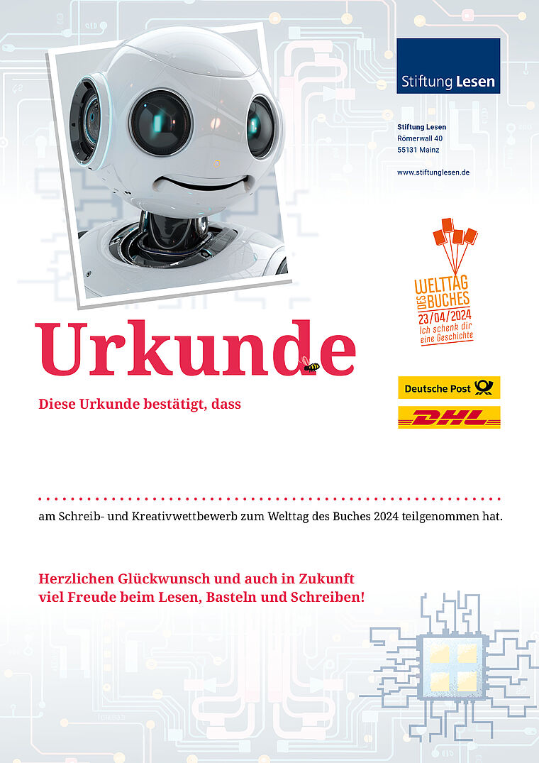 Teilnahmeurkunde Variante 3_Roboter 2