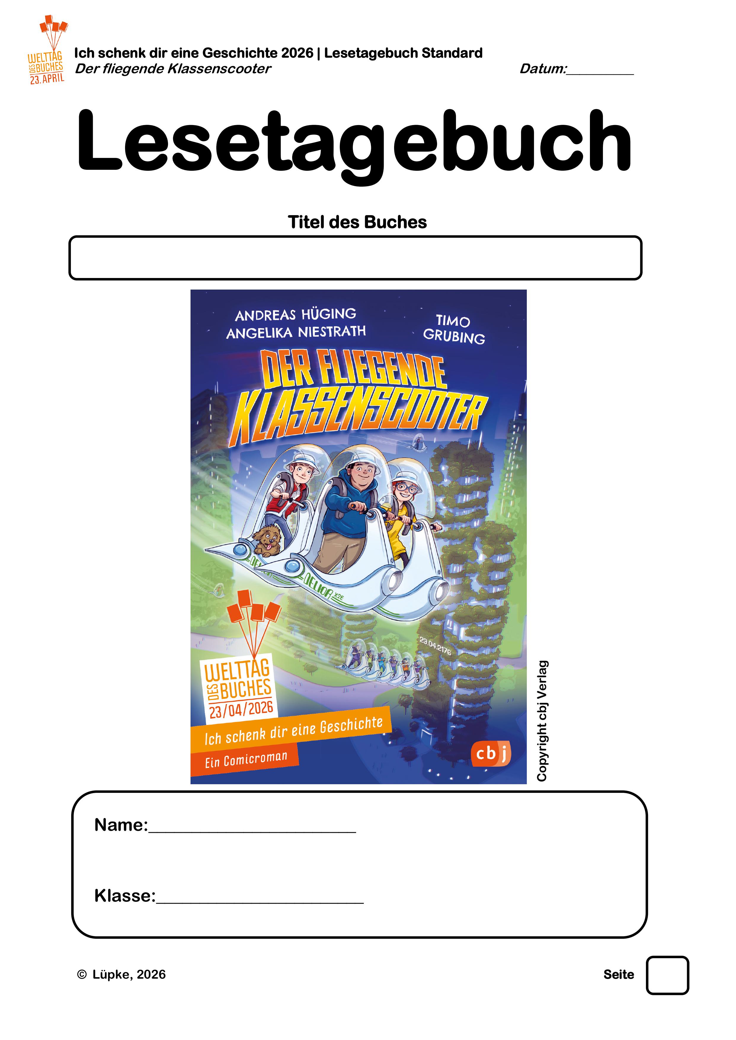 Lesetagebuch Standard