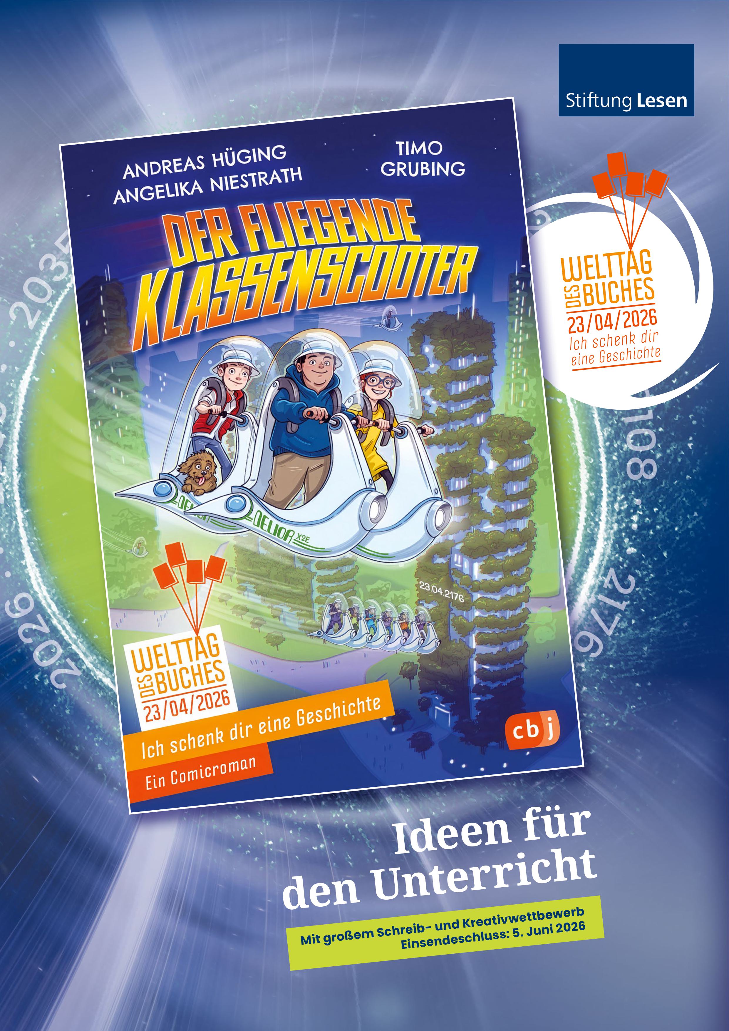 Unterrichtsmaterial Welttag des Buches 2026